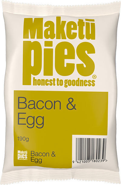 Maketu Pies - Bacon & Egg 