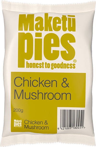 Maketu Pies - Chicken & Mushroom