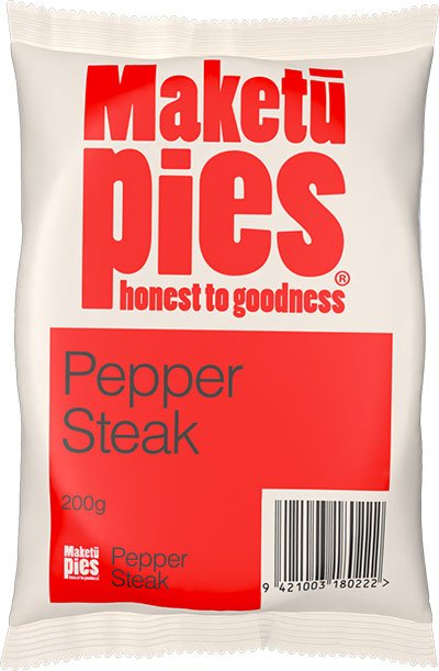 Maketu Pies - Pepper Steak
