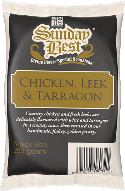 Maketu Pies - Chicken, Leek & Tarragon