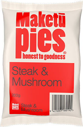 Maketu Pies - Steak & Mushroom 